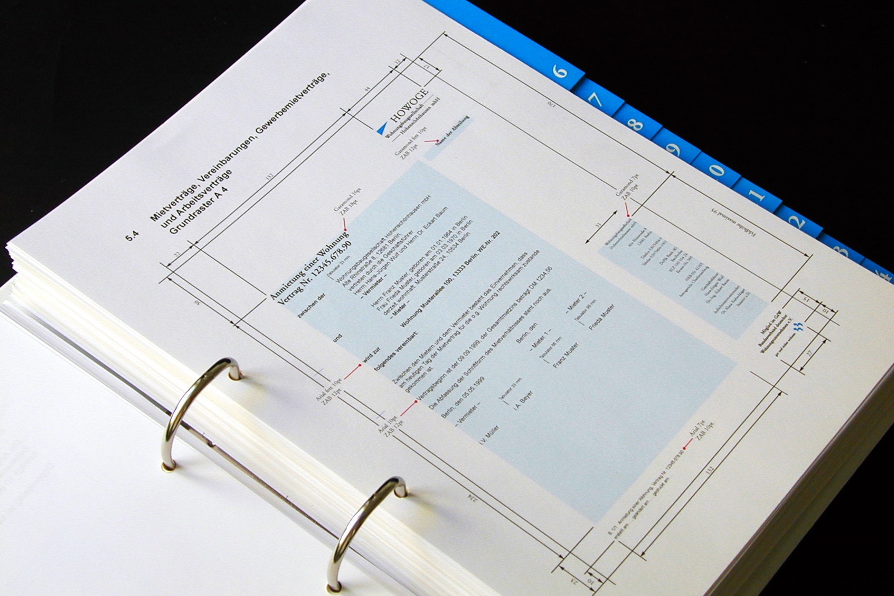 Howoge Corporate Design Manual hans schumacher projektgrafik